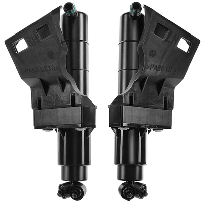 2 Pcs Front Headlight Washer Nozzle