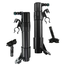 2 Pcs Front Headlight Washer Nozzle