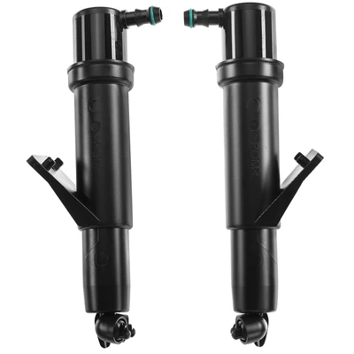 2 Pcs Front Headlight Washer Nozzle