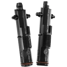 2 Pcs Front Headlight Washer Nozzle