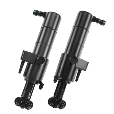 2 Pcs Front Headlight Washer Nozzle