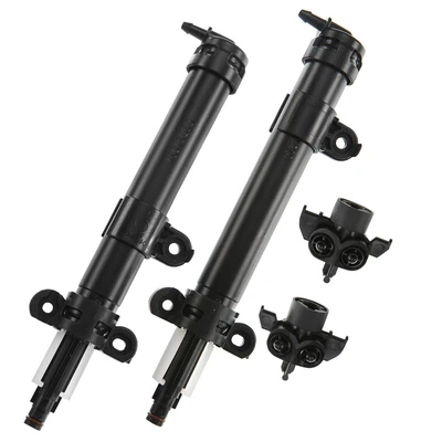 2 Pcs Front Headlight Washer Nozzle