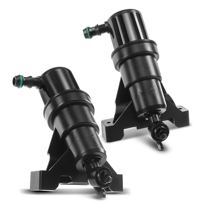 2 Pcs Front Headlight Washer Nozzle