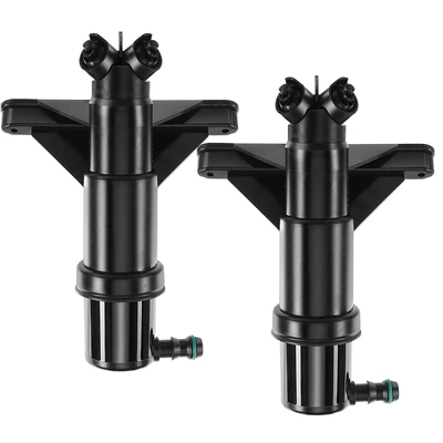 2 Pcs Driver & Passenger Headlight Washer Nozzle