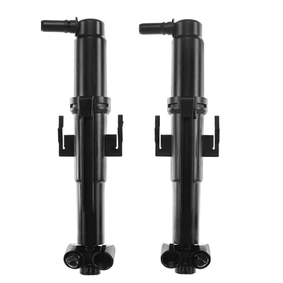 2 Pcs Front Headlight Washer Nozzle