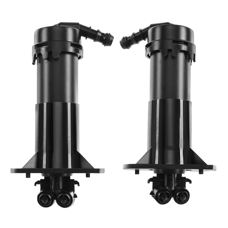 2 Pcs Front Headlight Washer Nozzle for 2013 Audi Q7