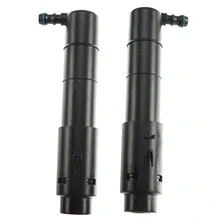 2 Pcs Front Headlight Washer Nozzle