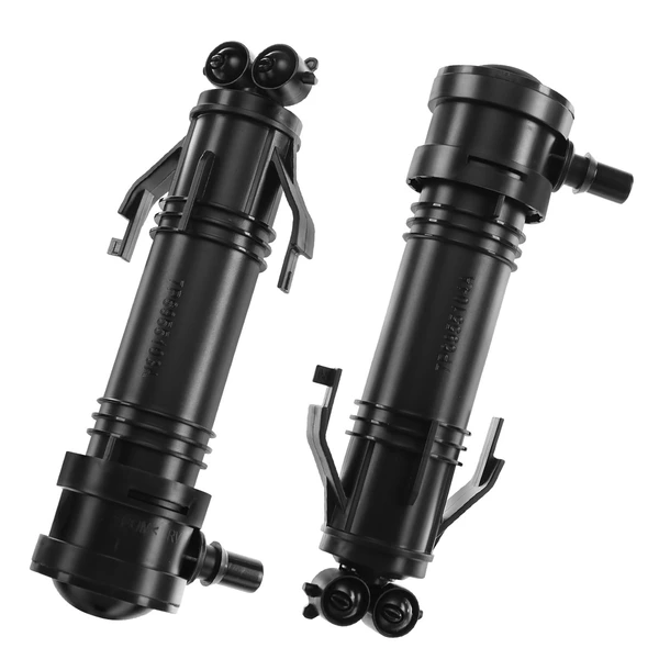 2 Pcs Front Headlight Washer Nozzle for Volkswagen 7P Touareg 2015-2017