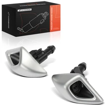 2 Pcs Driver & Passenger Headlight Washer Nozzle Jet Matte for 2012-2014 Chrysler 300