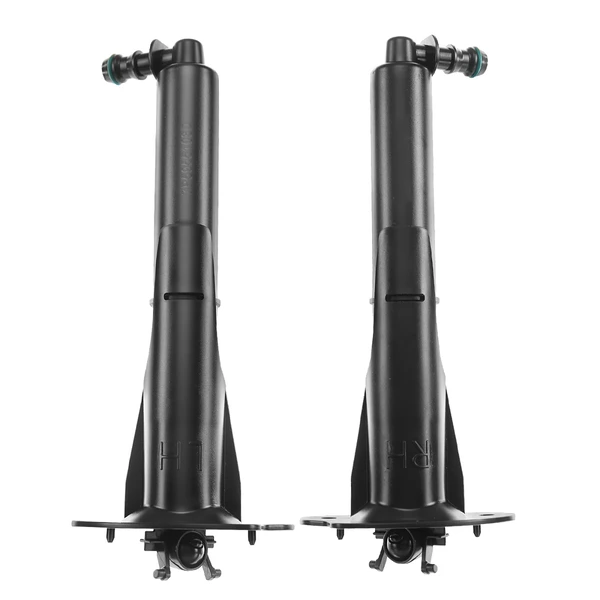 2 Pcs Front Headlight Washer Nozzle for Porsche Cayenne 2015 2016 2017