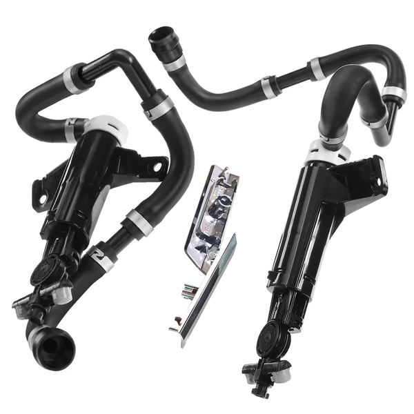 2 Pcs Front Headlight Washer Nozzle for 2008-2009 Lexus LS600h