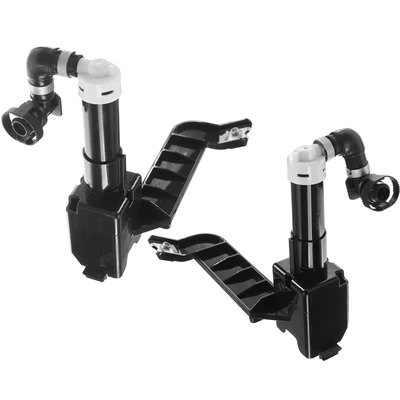 2 Pcs Front Headlight Washer Nozzle