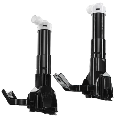 2 Pcs Front Headlight Washer Nozzle