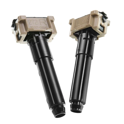 2 Pcs Front Headlight Washer Nozzle