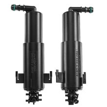2 Pcs Front Headlight Washer Nozzle