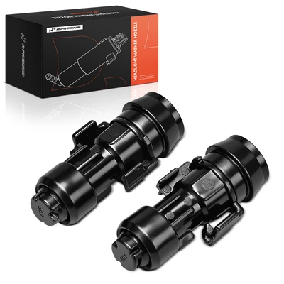 2 Pcs Front Driver & Passenger Headlight Washer Nozzle