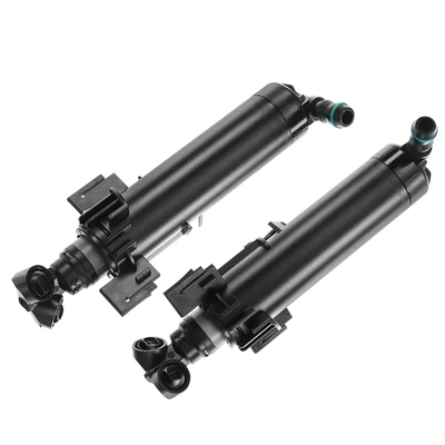 2 Pcs Front Headlight Washer Nozzle