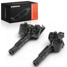 2 Pcs Driver & Passenger Headlight Washer Nozzle Jet for 2004-2011 Volvo S40