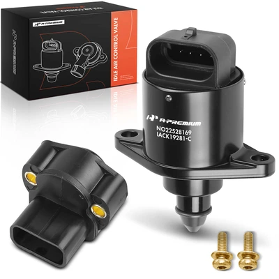 2 Pcs Idle Air Control Valve & Throttle Position Sensor Set