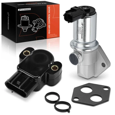 2 Pcs Idle Air Control Valve & Throttle Position Sensor Set