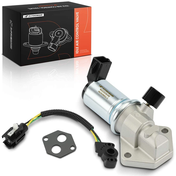 2 Pcs Idle Air Control Valve & Throttle Position Sensor Set for Ford F-150 1990-1993