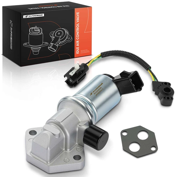 2 Pcs Idle Air Control Valve & Throttle Position Sensor Set for Ford F-150 F-250