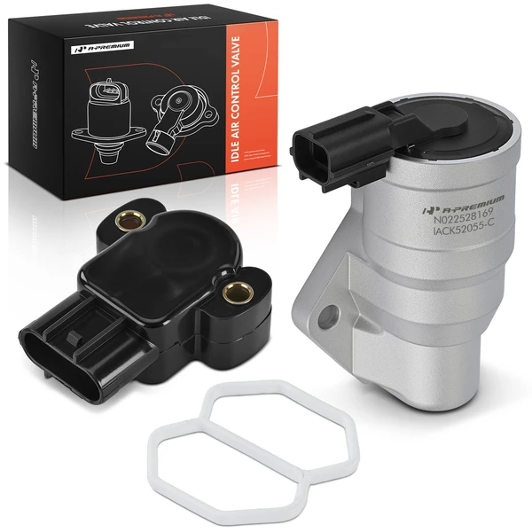 2 Pcs Idle Air Control Valve & Throttle Position Sensor Set for 2003 Ford E-250