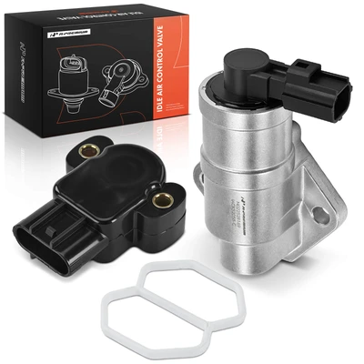 2 Pcs Idle Air Control Valve & Throttle Position Sensor Set