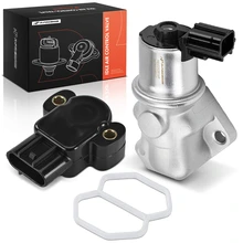 2 Pcs Idle Air Control Valve & Throttle Position Sensor Set