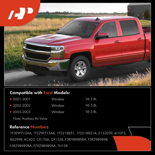 2 Pcs Idle Air Control Valve & Throttle Position Sensor Set for Ford Windstar 01-03