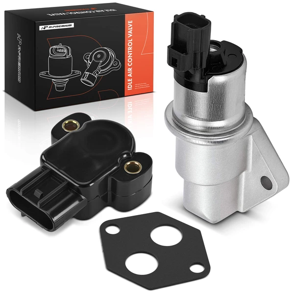 2 Pcs Idle Air Control Valve & Throttle Position Sensor Set for 2003-2008 Ford Ranger