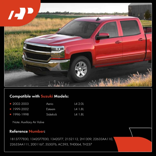 2 Pcs Idle Air Control Valve & Throttle Position Sensor Set for Suzuki Aerio Esteem