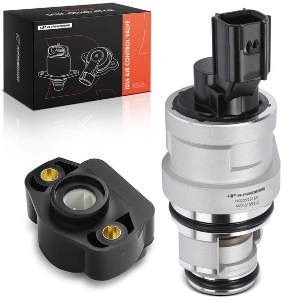 2 Pcs Idle Air Control Valve & Throttle Position Sensor Set for Dodge Ram 1500 Jeep