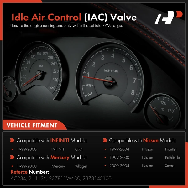 Idle Air Control Valve for Nissan Frontier 1999-2004 Pathfinder INFINITI 3.3L