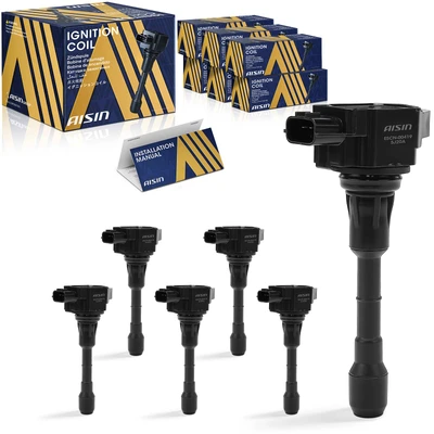 6 pc Ignition Coils for 2011-2013 INFINITI M37 | 3-Blade Terminal | Aisin ESCN-00419