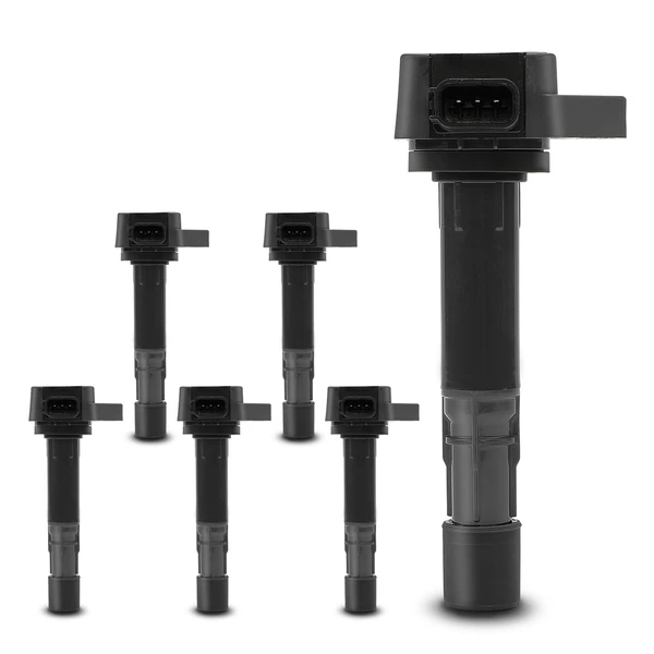 2004-2007 Saturn Vue A Set of 6-Pc Ignition Coil 3-Blade Terminal Rectangular A-Premium APIC0157