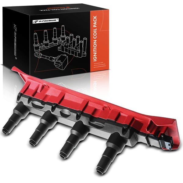 One Set-Pc Ignition Coil 10-Blade Terminal Rectangular A-Premium APIC0077