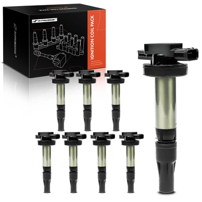 8 Pcs Ignition Coils with 4 Pins