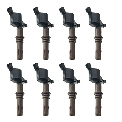 8 Pcs Ignition Coils with 2 Pins for Ford Expedition F250 Lincoln Mercury