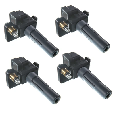 4 Pcs Ignition Coils with 3 Pins