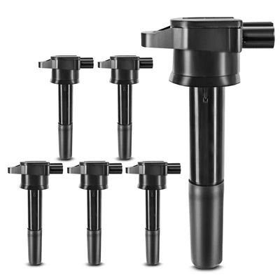 6 Pcs Ignition Coils with 3 Pins