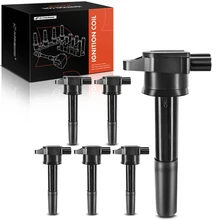 6 pc Ignition Coil for 2004-2008 Mitsubishi Endeavor | 3-Blade Terminal | A-Premium IC0070