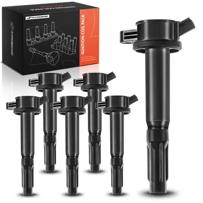 6 Pcs Ignition Coils with 2 Pins