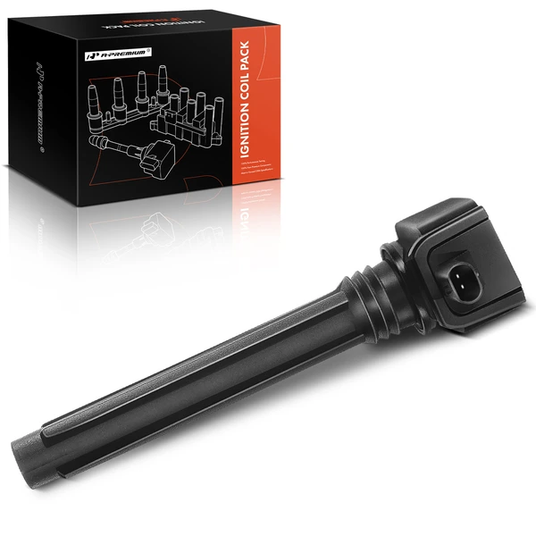 One Set-Pc Ignition Coil 2-Blade Terminal Oval A-Premium APIC0119
