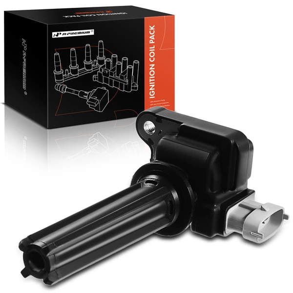 One Set-Pc Ignition Coil 4-Blade Terminal Oval A-Premium IC0160