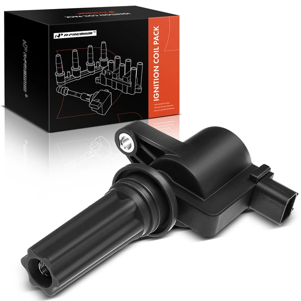 One Set-Pc Ignition Coil 2-Blade Terminal Square A-Premium APIC0216