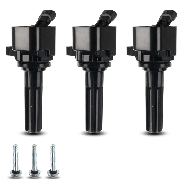 2006-2009 GMC Envoy A Set of 6-Pc Ignition Coil 3-Blade Terminal Oval A-Premium IC0163