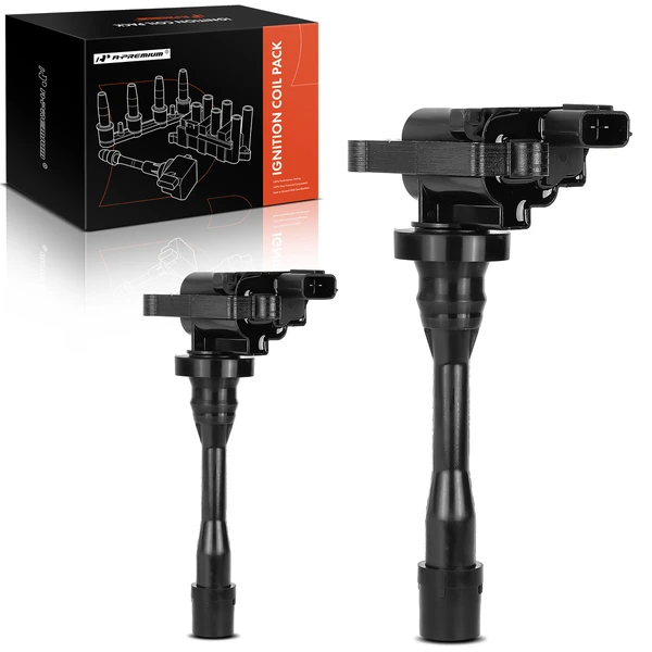 2001-2005 Dodge Stratus A Set of 2-Pc Ignition Coil 3-Blade Terminal Rectangular A-Premium APIC0202