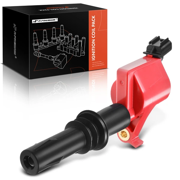 2007-2008 Ford Explorer Sport Trac One Set-Pc Ignition Coil 2-Blade Terminal Rectangular A-Premium APIC0431