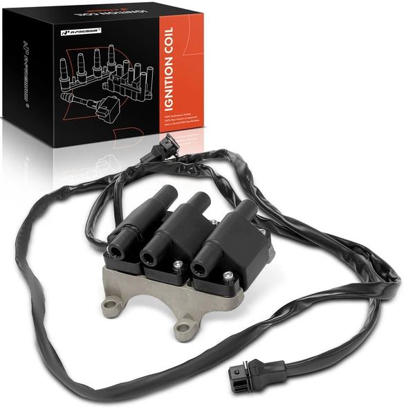 1996-1997 Audi A4 Quattro One Set-Pc Ignition Coil 6-Blade Terminal Rectangular A-Premium APIC1155